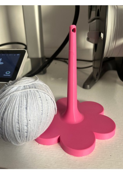 Taşınabilir Yumak Tutucu Yumak Çarkı Seyahat Örgü Punch Örgü Yumak Tutucu Tıg Yumak Kasesi (Fuşya) fırsatları