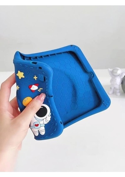 Astronot Karakterli Dayanıklı Çocuk Tablet Kılıfı Standlı Eğlenceli Koruyucu Kapak fırsatları