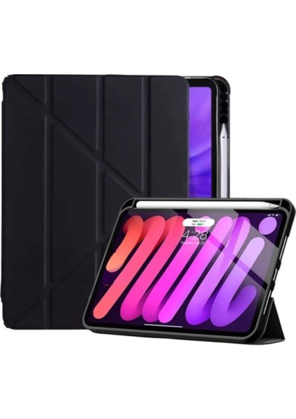 Samsung Uyumlu Trifold Yumuşak Akıllı Uyku Modlu Tablet Kılıfı