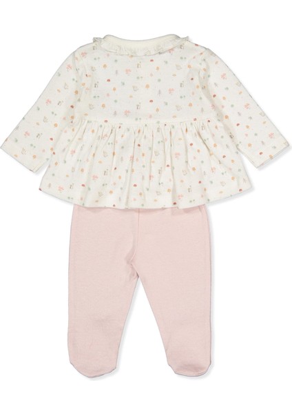 Organik Süprem Double Patikli Pijama Takımı 2li (Organıc My Mushroom) Gül Kurusu fiyatları