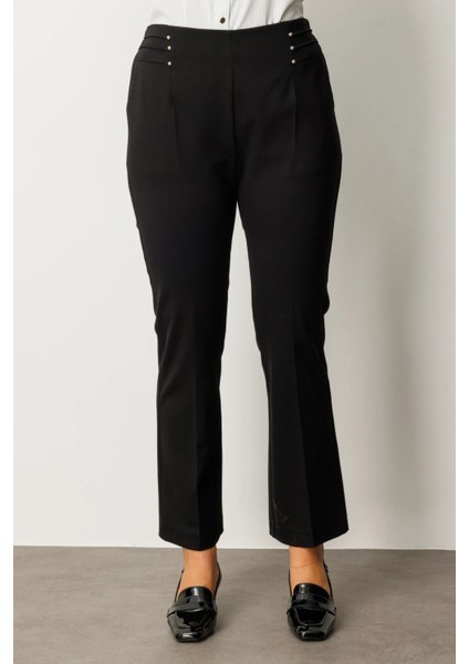 Beli Lastikli Boncuk Detaylı Pantolon modelleri