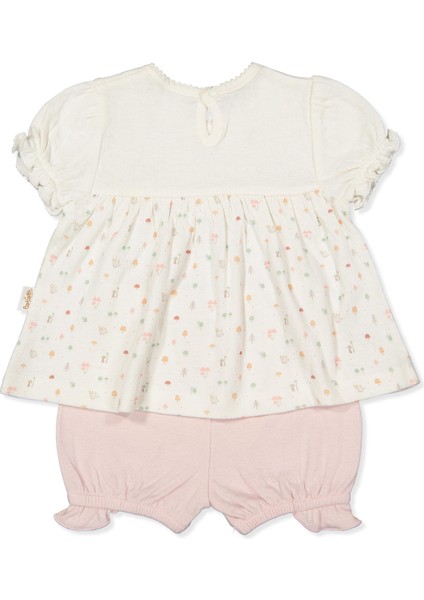 Organik Süprem Double Patiksiz Pijama Takım 2li (Organıc My Mushroom) Gül Kurusu fiyatları