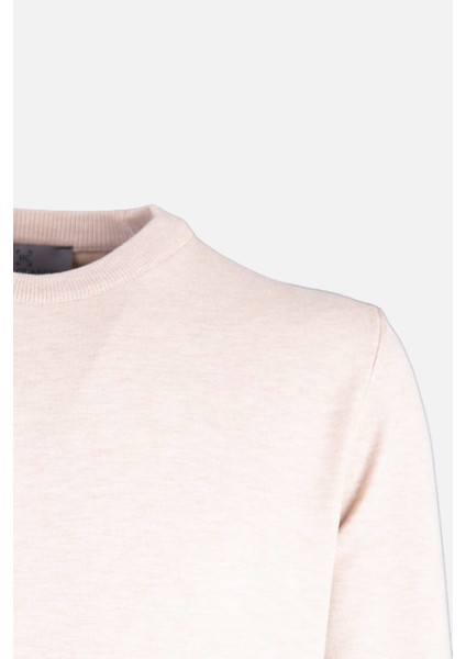 Erkek Bisiklet Yaka Triko Ikazak Pamuk Kaşmir Slim Fit Bej fiyatları