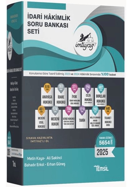 Imtiyaz Idari Hakimlik Soru Bankası Seti