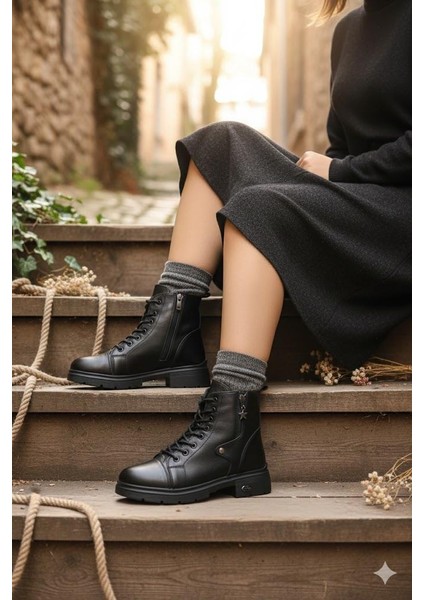 1180 Rahat Sıcak Astar Kaymaz Taban Yumuşak Hakiki Deri Kadın Bot fiyatları