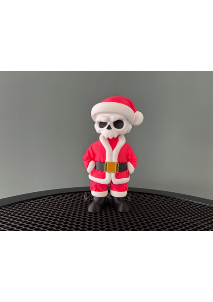 Yılbaşı Noel Temalı Kuru Kafa Skull Figür