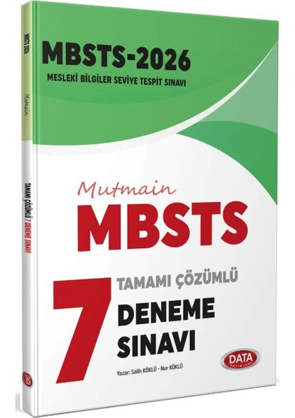 2026 Mbsts Mütmain Tamamı Çözümlü 7 Deneme Sınavı