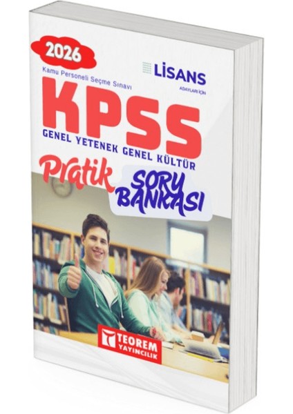 2026 Kpss Lisans Genel Yetenek Genel Kültür Pratik Soru Bankası