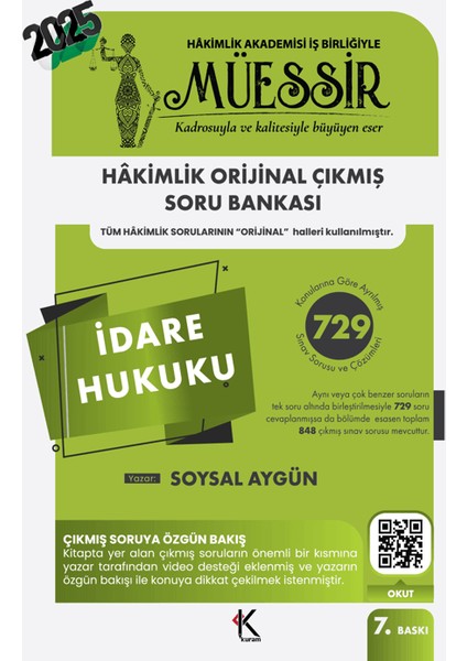 Müessir Idare Hukuku Soru Bankası