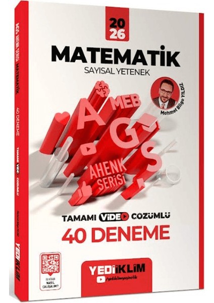 2026 Meb Ags Ahenk Serisi Matematik Sayısal Yetenek Tamamı Video Çözümlü 40 Deneme