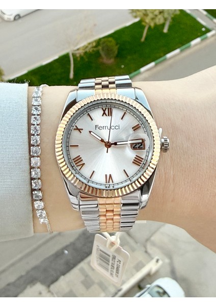 Büyük Rolex Kasa Takvimli Kadın Kol Saati ve Bileklik modelleri