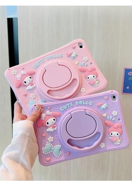 Cute Dolls Karakterli Dayanıklı Çocuk Tablet Kılıfı Standlı Eğlenceli Koruyucu Kapak fiyatları