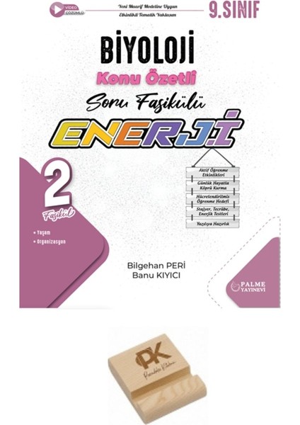 Palme 9. Sınıf Enerji Biyoloji Konu Özetli Soru Bankası + Telefon Standı