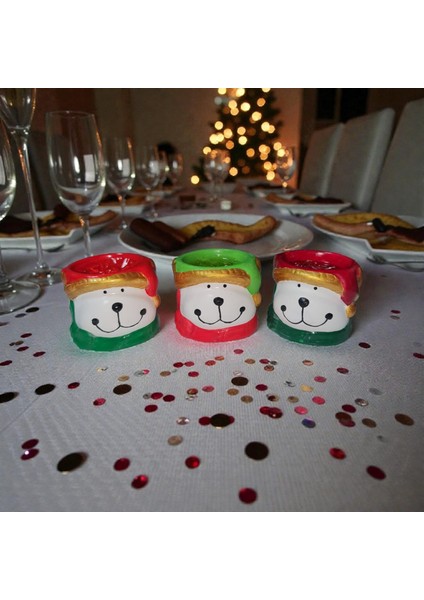 Noel Mumluk, Noel Köpek Figürlü Mumluk , 3 Adet