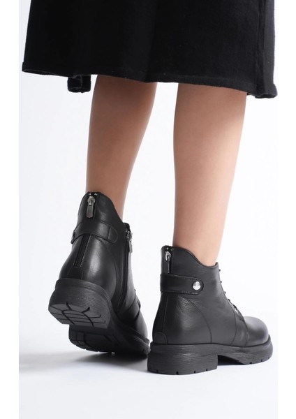 Kadın Hakiki Deri Arkadan Fermuarlı Bot fırsatları