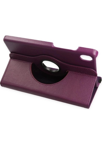 Huawei Matepad Se 11 Kılıf 360 Tablet Deri Kılıf - Mürdüm modelleri