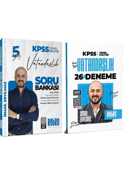 Kpss Genel Kültür Vatandaşlık Soru Bankası ve Deneme Seti 2 Kitap
