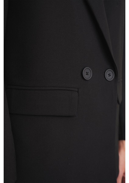 4516 Kadın Bezayağı Blazer Ceket Siyah fırsatları