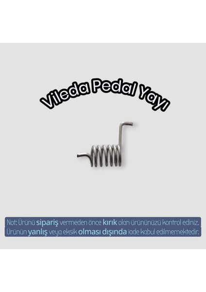 Vileda Temizlik Tamir Yeni Seri Pedal Yayı
