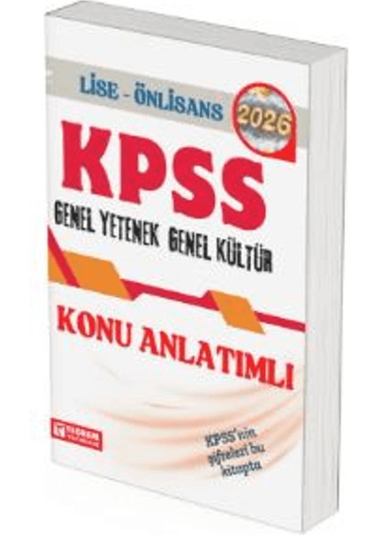 2026 Kpss Genel Kültür Genel Yetenek Lise ve Önlisans Konu Anlatımlı