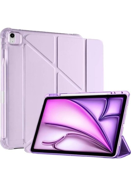 Ipad Uyumlu Trifold Yumuşak Akıllı Uyku Modlu Tablet Kılıfı