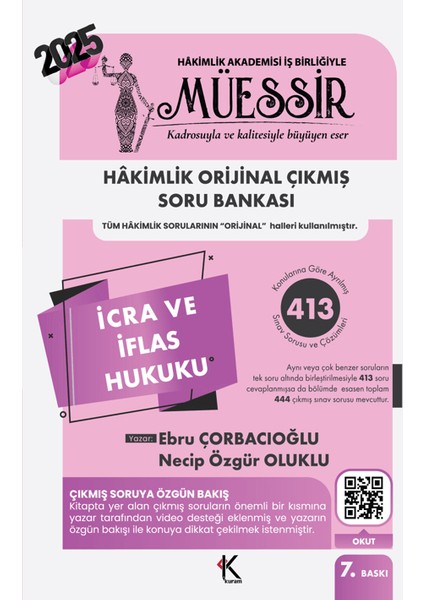 Müessir Icra ve Iflas Hukuku Soru Bankası