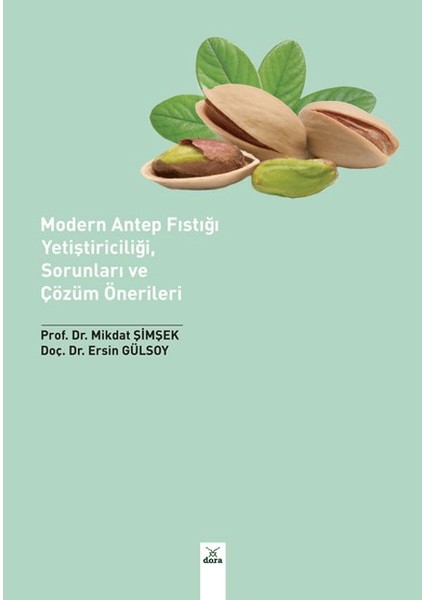 Modern Antep Fıstığı Yetiştiriciliği Sorunları ve Çözüm Önerileri