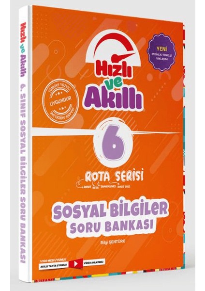 Hızlı ve Akıllı 6. Sınıf Sosyal Bilgiler Rota Soru Bankası