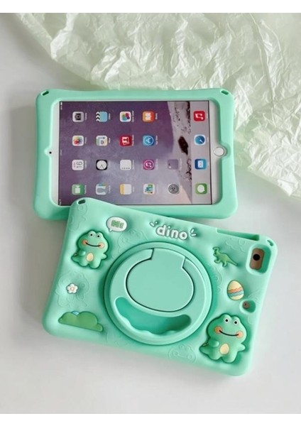 Dino Karakterli Dayanıklı Çocuk Tablet Kılıfı Standlı Eğlenceli Koruyucu Kapak fırsatları