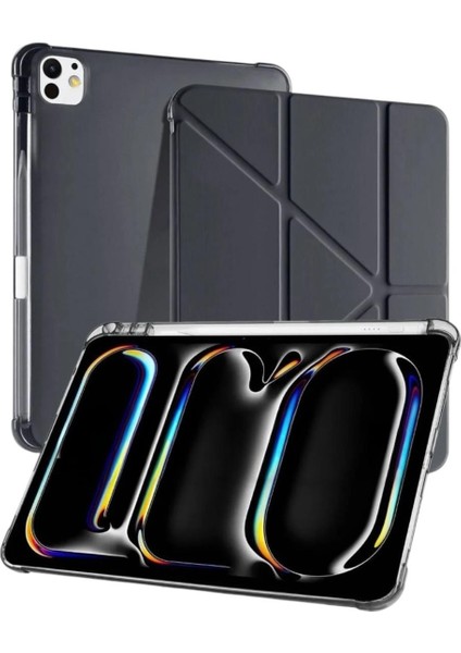 Ipad Uyumlu Trifold Yumuşak Akıllı Uyku Modlu Tablet Kılıfı