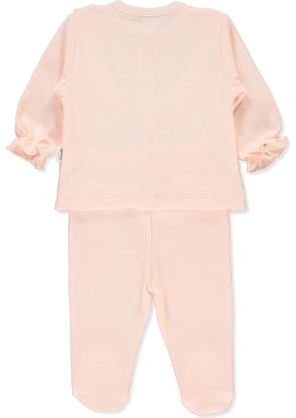 Interlok Patikli Pijama Takımı 2li (Lıttle Lady/25) Pembe fiyatları