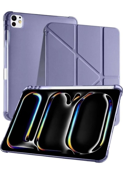 Ipad Uyumlu Trifold Yumuşak Akıllı Uyku Modlu Tablet Kılıfı
