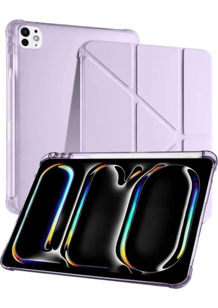 Ipad Uyumlu Trifold Yumuşak Akıllı Uyku Modlu Tablet Kılıfı