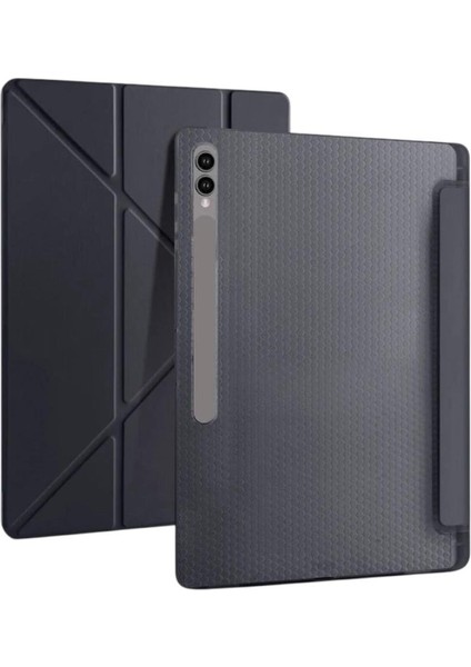 Samsung Uyumlu Trifold Yumuşak Akıllı Uyku Modlu Tablet Kılıfı