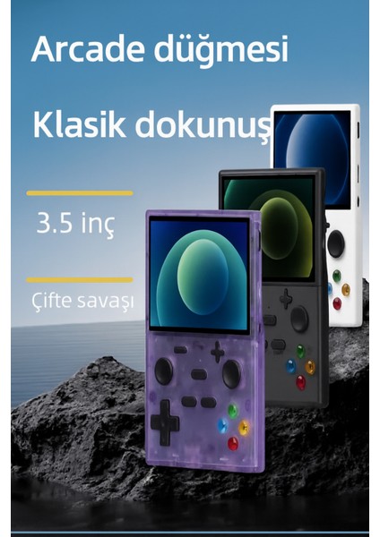 XGB35 Kablosuz Oyun Konsolu – Çift Kollu Taşınabilir Retro Video Oyun Konsolu Kulaklık Hediyeli fiyatları