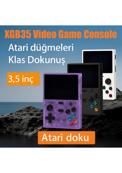XGB35 Kablosuz Oyun Konsolu – Çift Kollu Taşınabilir Retro Video Oyun Konsolu Kulaklık Hediyeli indirimleri
