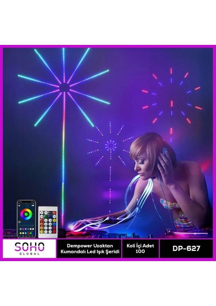 Dempower Uzaktan Kumandalı LED Işık Şeridi