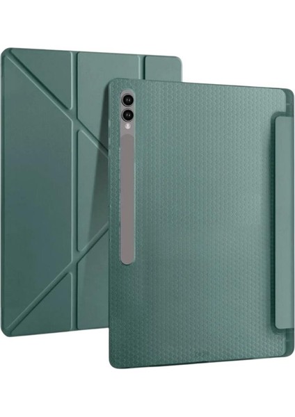 Samsung Uyumlu Trifold Yumuşak Akıllı Uyku Modlu Tablet Kılıfı