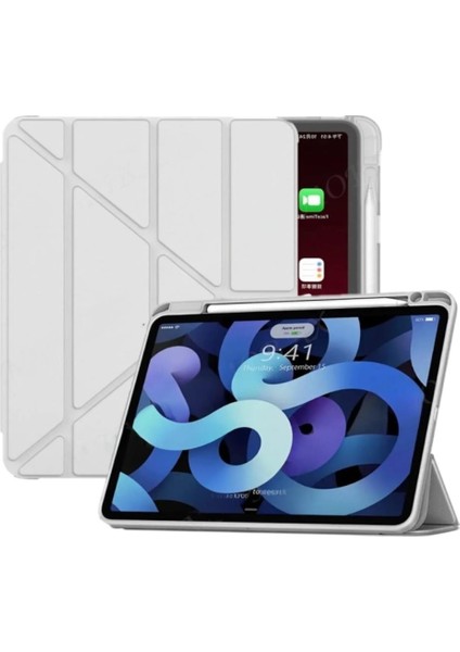 Samsung Uyumlu Trifold Yumuşak Akıllı Uyku Modlu Tablet Kılıfı