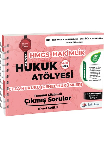 Hukuk Atölyesi Hmgs Hakimlik Ceza Hukuku Genel Hükümler Çıkmış Sorular Çözümlü