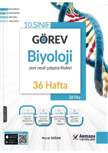10. Sınıf Görev Biyoloji 36 Hafta Yeni Nesil Çalışma Föyleri