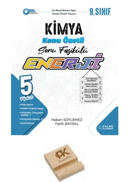 Palme 9. Sınıf Enerji Kimya Konu Özetli Soru Fasikülleri + Telefon Standı