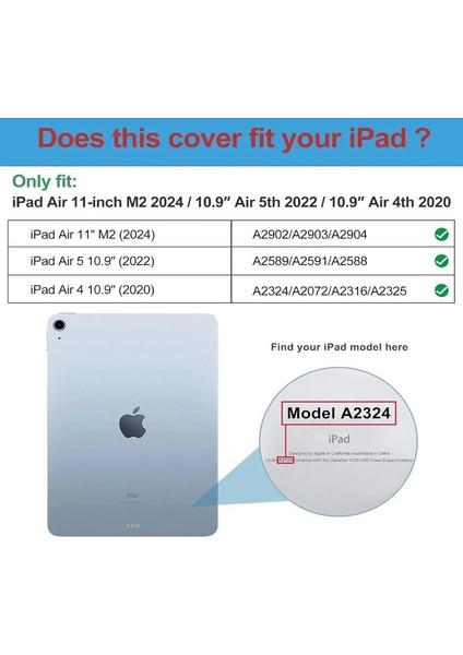 Ipad Uyumlu Trifold Yumuşak Akıllı Uyku Modlu Tablet Kılıfı