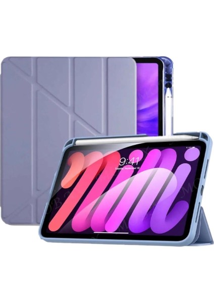 Samsung Uyumlu Trifold Yumuşak Akıllı Uyku Modlu Tablet Kılıfı