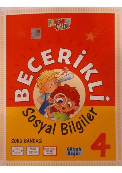 4. Sınıf Becerikli Sosyal Bilgiler Soru Bankası Fenomen Çocuk