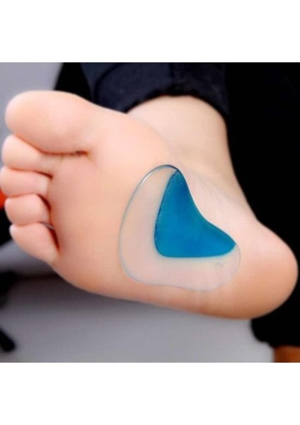 Ark Desteği Jel Düz Tabanlık Silikon Ayak Tabanı Boşluk Doldurucu