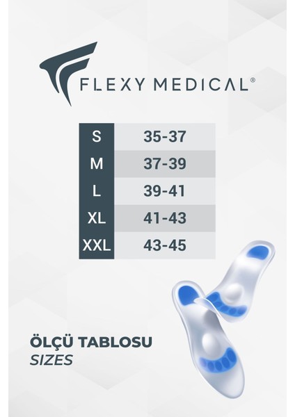 Ortopedik Silikon Tabanlık-Topuk Dikeni-Düz Taban-Içe Basma-Ayak Ağrısı-Basınç Azaltma Koruma fırsatları