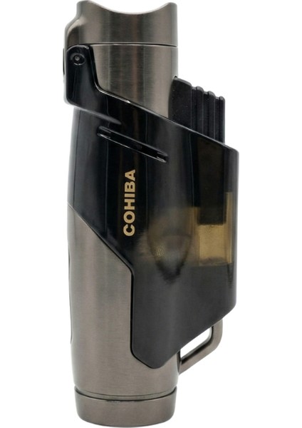 3 Torch Pürmüz Siyah - Gunmetal Puro Çakmağı