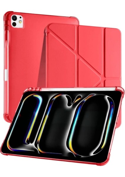 Ipad Uyumlu Trifold Yumuşak Akıllı Uyku Modlu Tablet Kılıfı