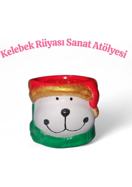 Noel Mumluk, Noel Köpek Figürlü Mumluk , 2 Adet